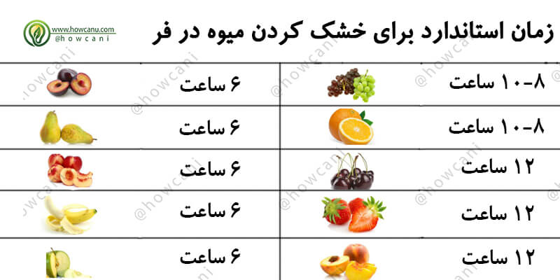 چگونه میوه را خشک کنیم ؟ www.howcanu.com