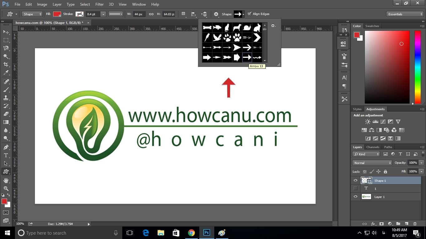 آموزش اصول اولیه فتوشاپ www.howcanu.com