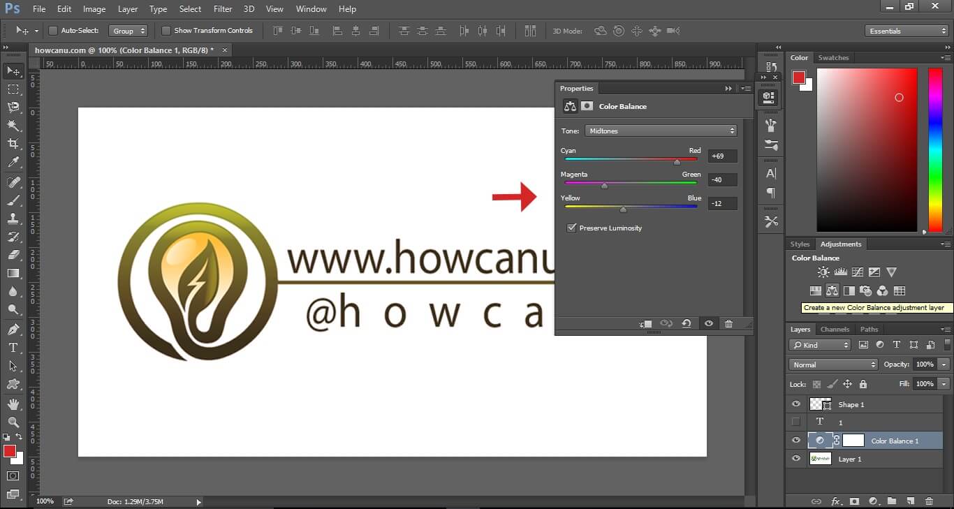 آموزش اصول اولیه فتوشاپ www.howcanu.com